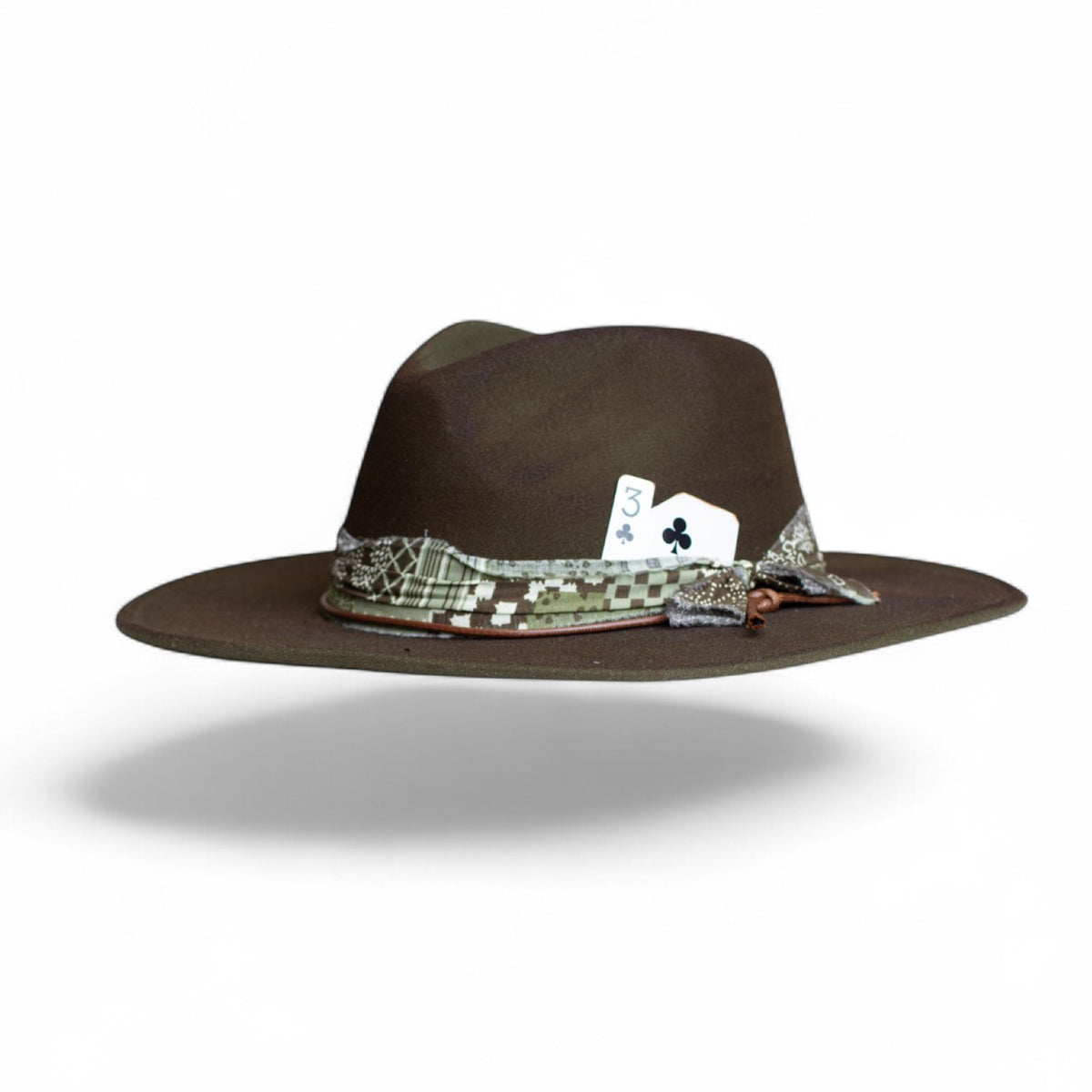 High Stakes Green Fedora Hat