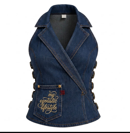 THE ALLURE Denim Vest