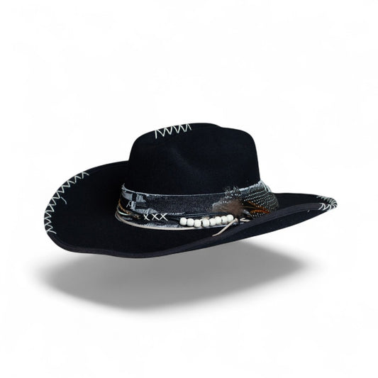 Black Heritage Feather Hat