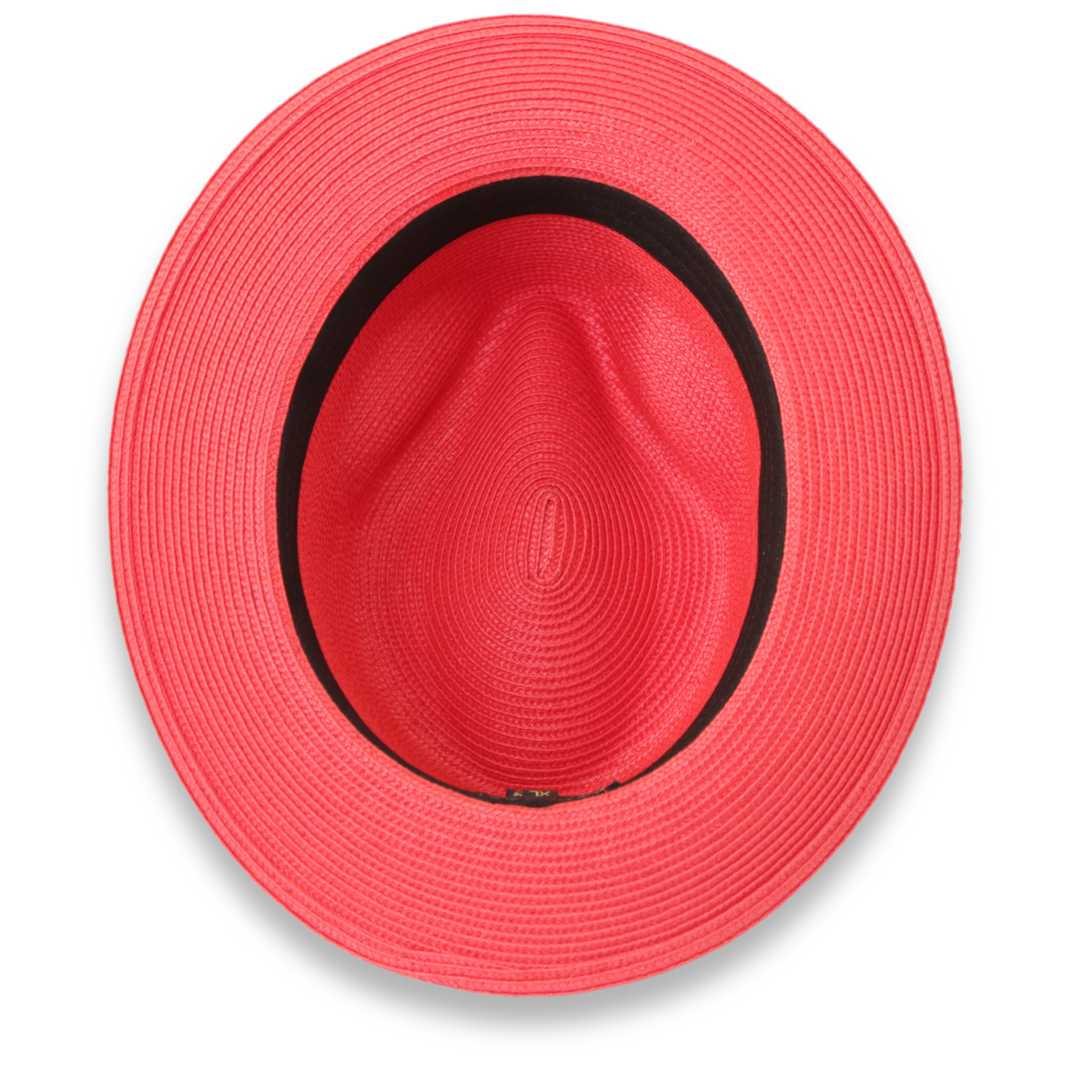 Tapa Crushable Straw Hat Fedora in Ruby: Large