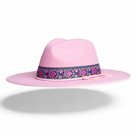 Blush Icon Fedora Hat