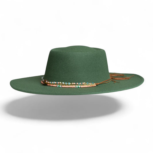 Urban Olive Fedora Hat