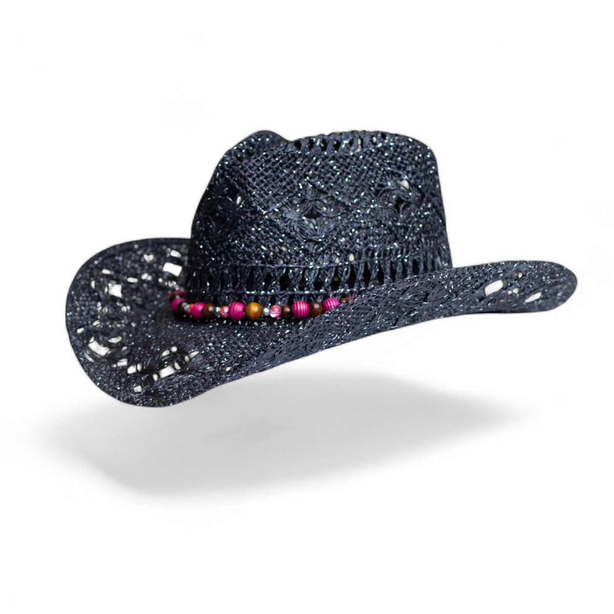 Midnight Sparkle Cowgirl Hat