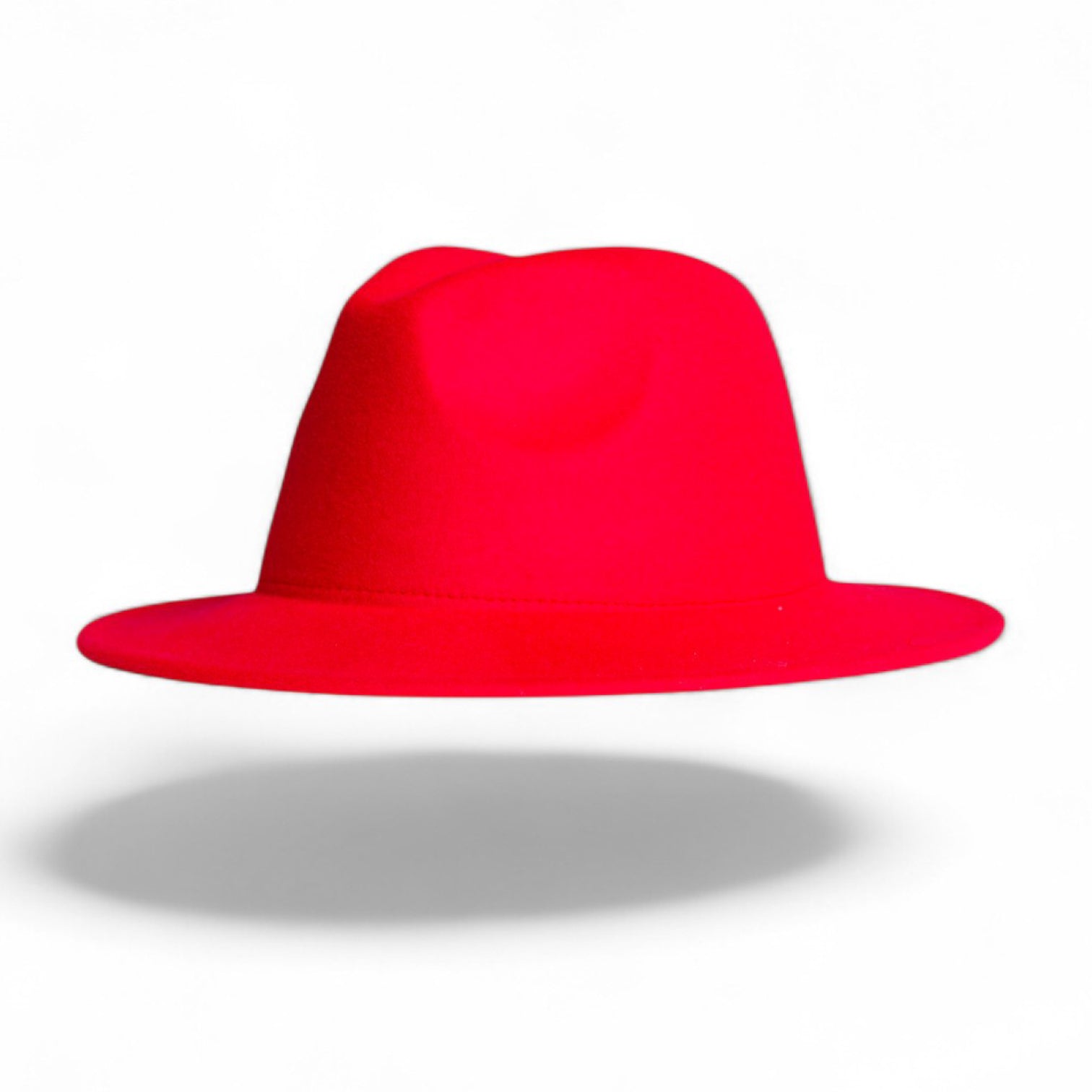 Egotistic Lifestyle – Bold Red Felt Fedora