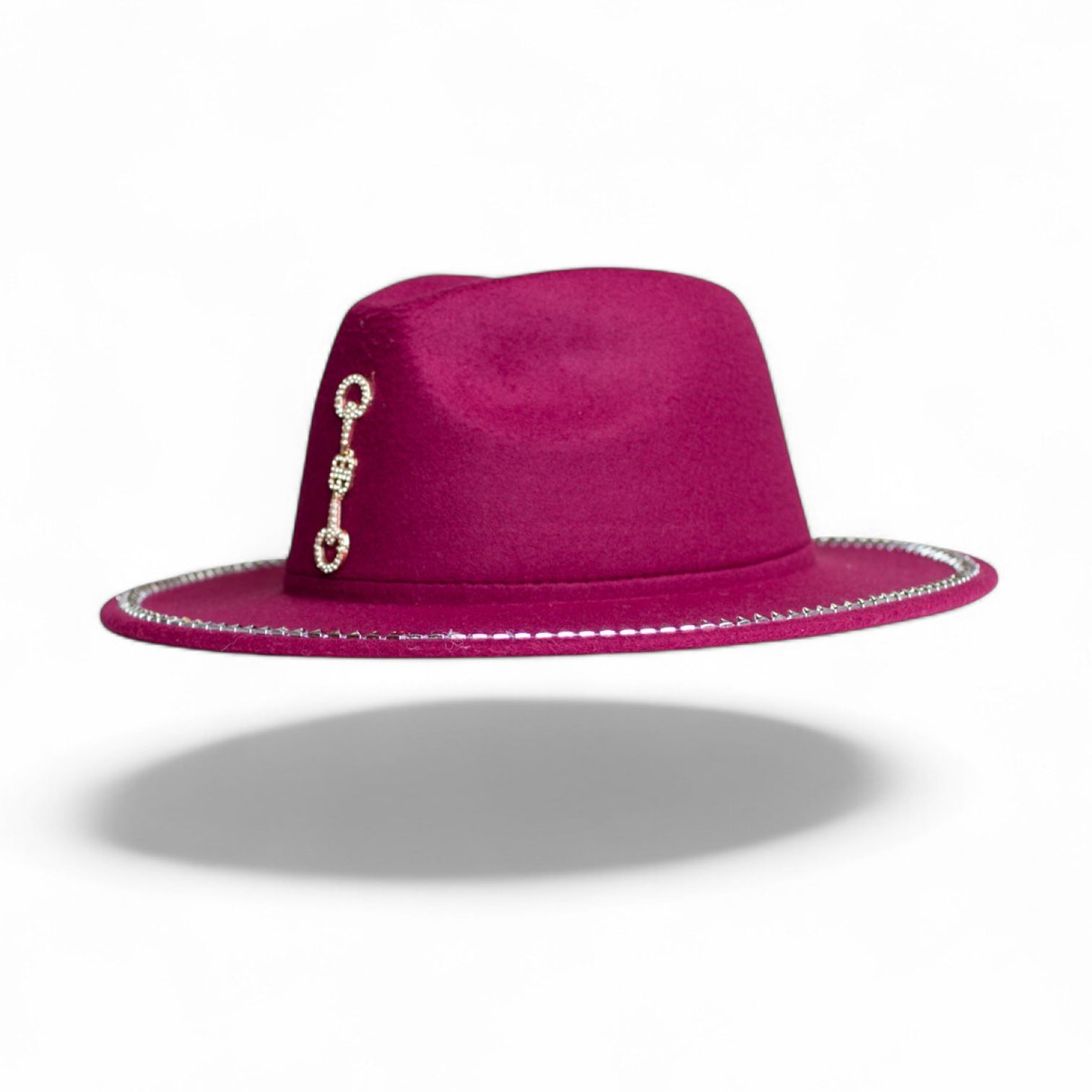 Egotistic Lifestyle – Luxe Felt Hat Collection with Rhinestone Bit Accent