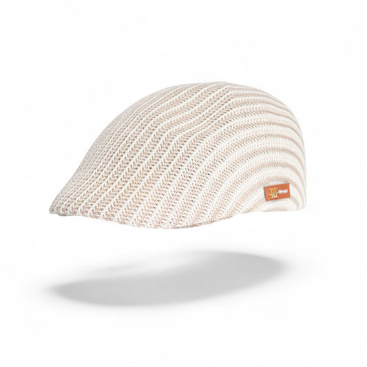 Beige Knit Ivy Cap