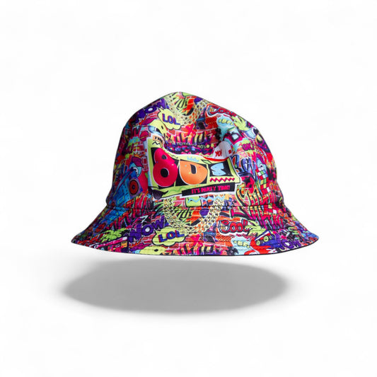 80s Retro Vibes Bucket Hat 1