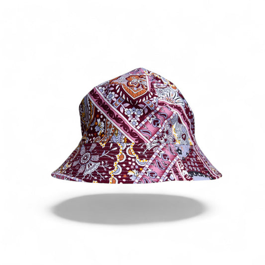 Crimson Mosaic Boho Luxe Bucket Hat