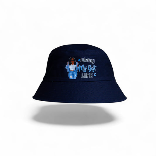 Black Living My Best Life Bucket Hat